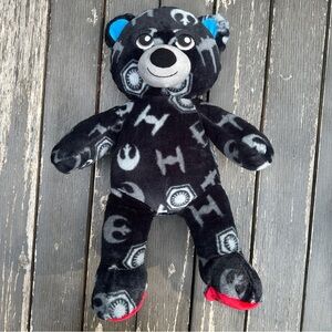 Build-A-Bear 16” Star Wars Plush Bear EUC Light/Dark Side Reversible feet/ears